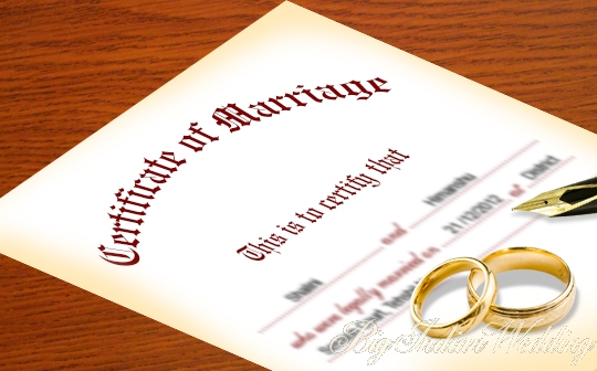 PROCESS OF REGISTRATION OF MARRIAGE AFTER CEREMONIAL WEDDING: